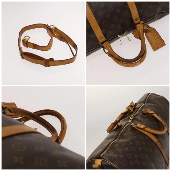 LOUIS VUITTON Monogram Keepall Bandouliere 60 Boston Bag M41412 LV Auth KD299 - Picture 16 of 16
